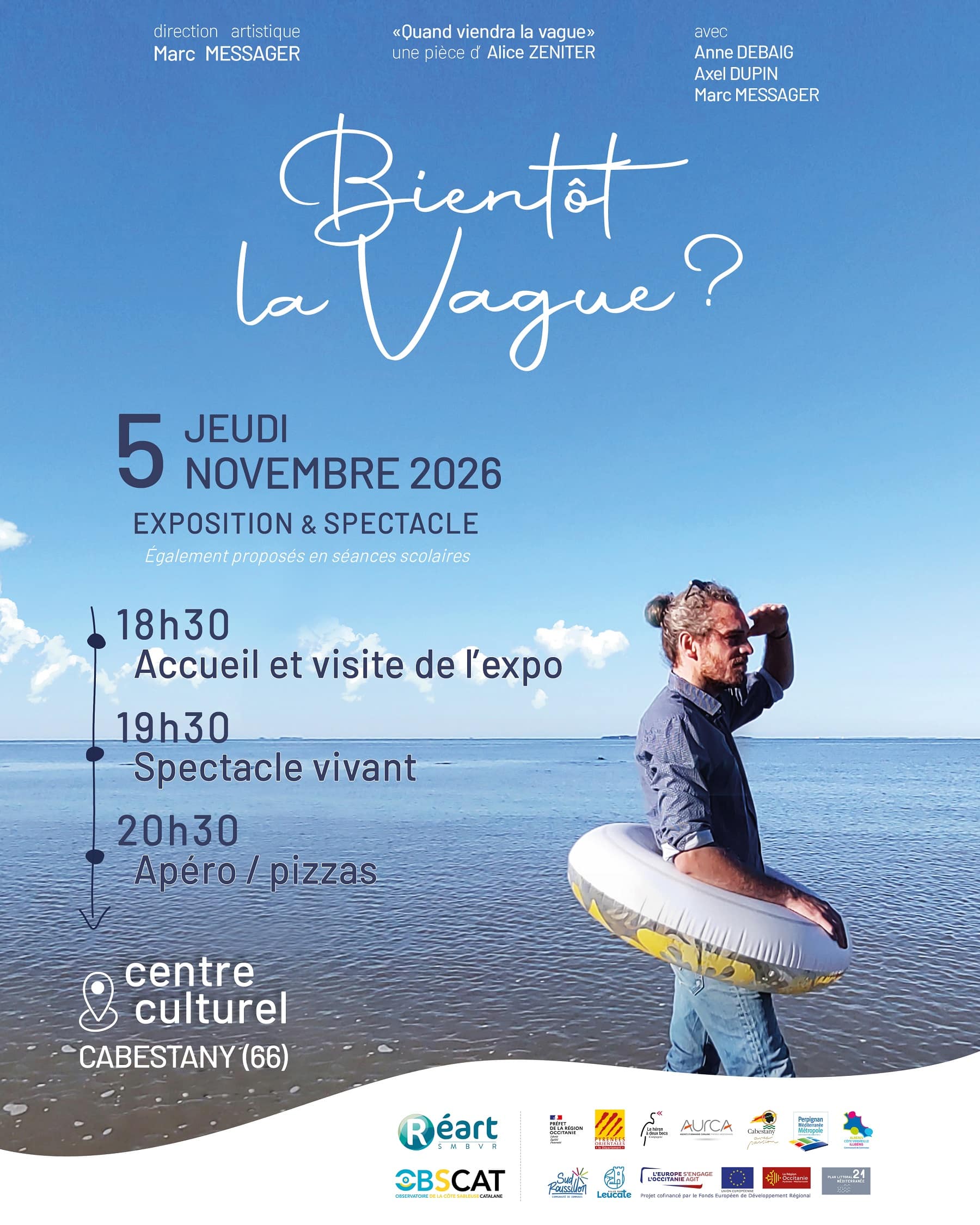 🌊[Bientôt la vague ?] Prêts à plonger au cœur d&rsquo;une expérience artistique unique ?